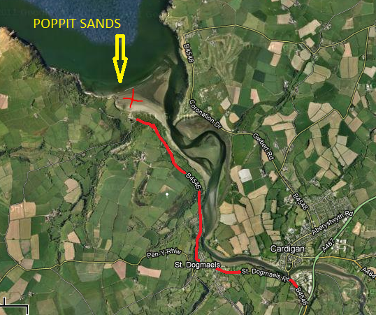 Poppit Sands Beach
